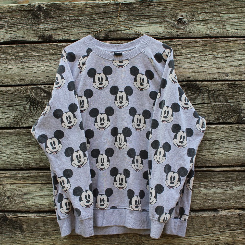 MICKEY MOUE PATTERN SWEATSHIRT